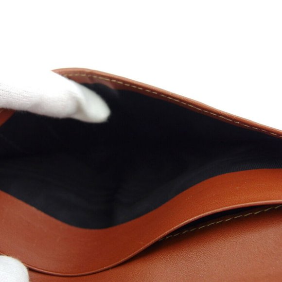 Authentic FENDI length wallet pecan beige PVC �~ leather Auth used - Picture 7 of 9